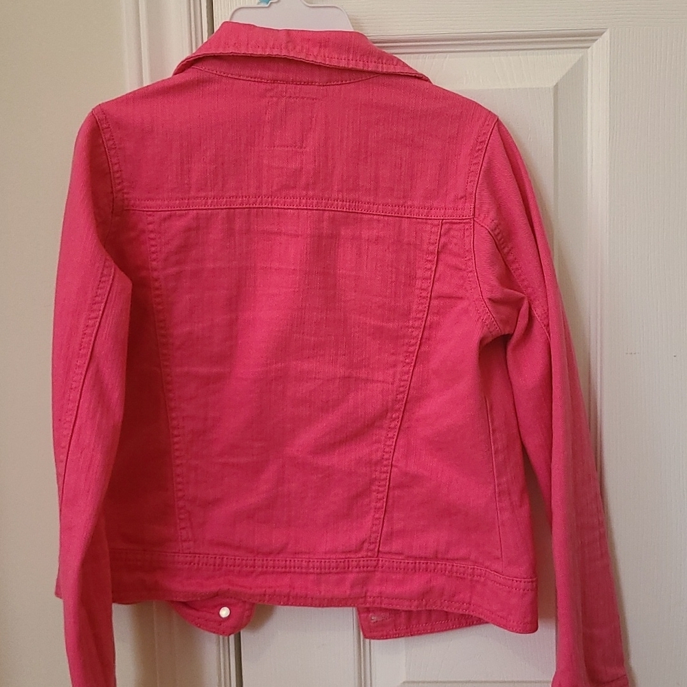 Children's Place Pink Jean Jacket - Picture 2 of 7